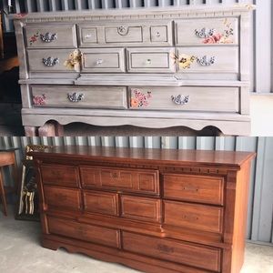 Hand painted dresser